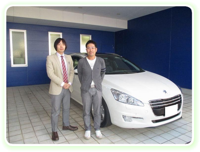 ご納車おめでとうございます。