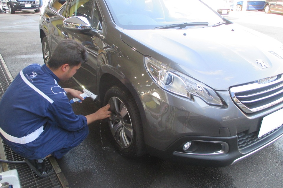洗車中！！