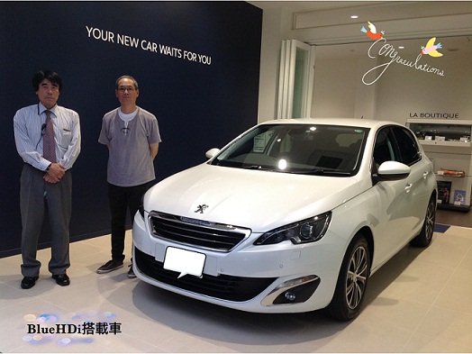 納車＊308BlueHDi