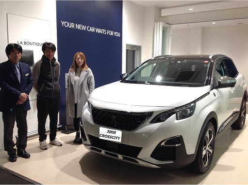 納車*3008CROSSCITY