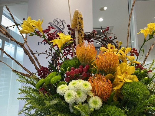 お花入れ替えしました♪