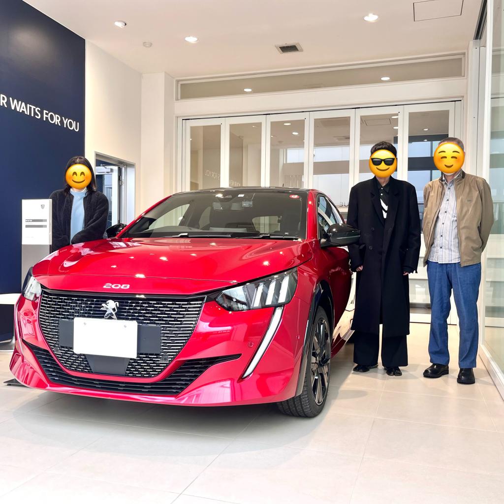 208GTご納車ありがとうございます！