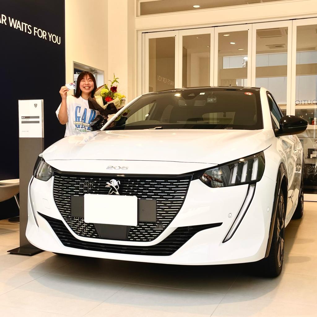 208GTご納車ありがとうございます🚗