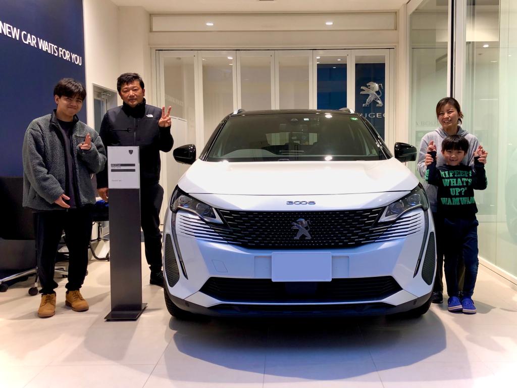 3008GTご納車ありがとうございます🚗✨