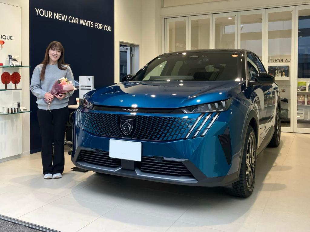 3008GT HYBRID　ご納車ありがとうございます💐